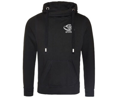CROSS NECK HOODIE