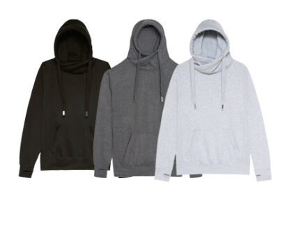 CROSS NECK HOODIE – Bild 3